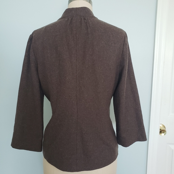 Tabitha Brown Wool Blend Blazer Jacket, 4 - Picture 3 of 9